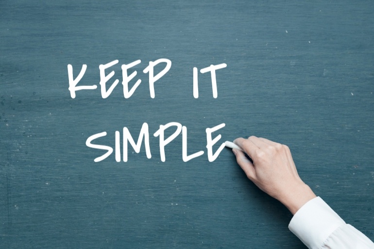 Hur man skriver ett attraherande och engagerande blogginlägg-keep-it-simple