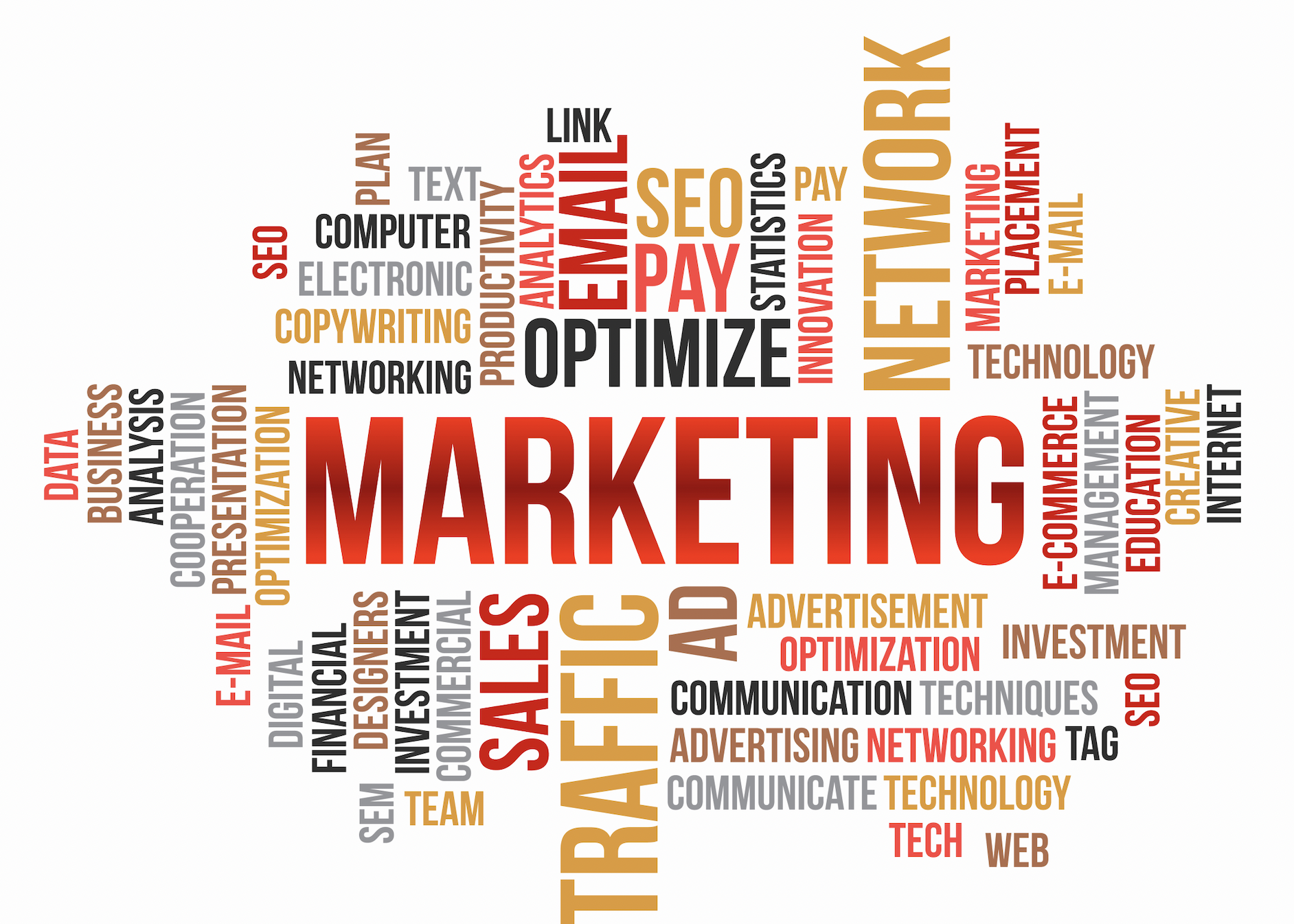 Stora digitala marknadsförings ordistan!